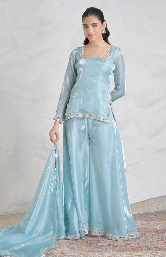 Aasma Blue Suit Set