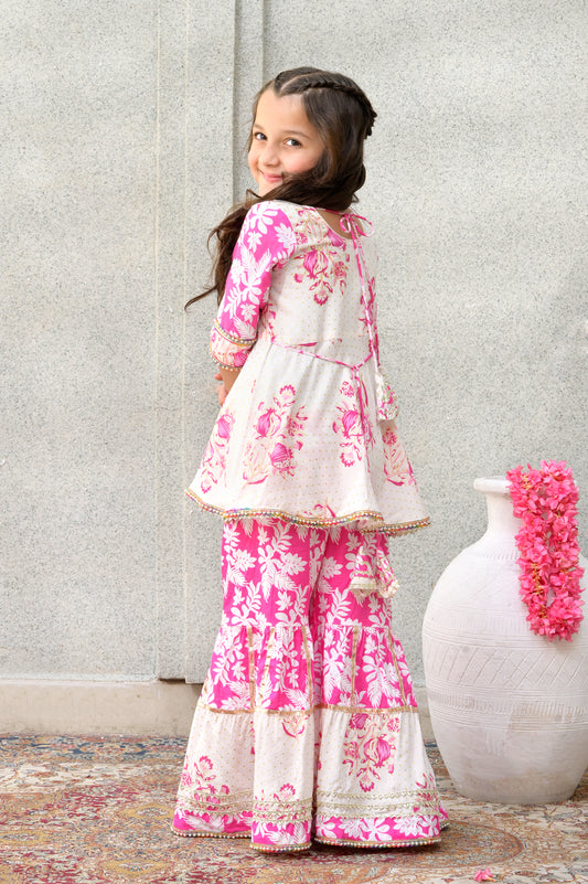 Mini Gulnaar Gharara Set