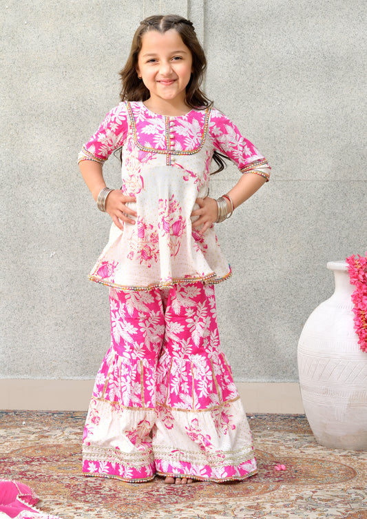 Mini Gulnaar Gharara Set